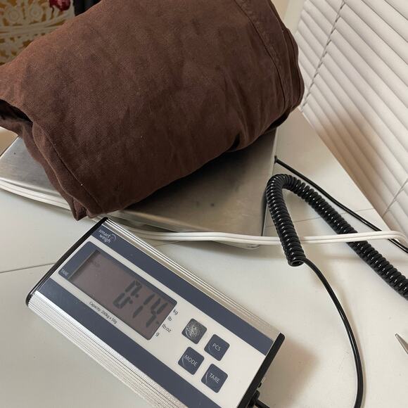 Poetry NWT Brown Straight Wide Leg 100% Linen Pull On Pants 6 - Picture 10 of 10